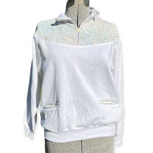 Vintage 80’s/90’s Justin Allen quarter zip sweatshirt deadstock NWT